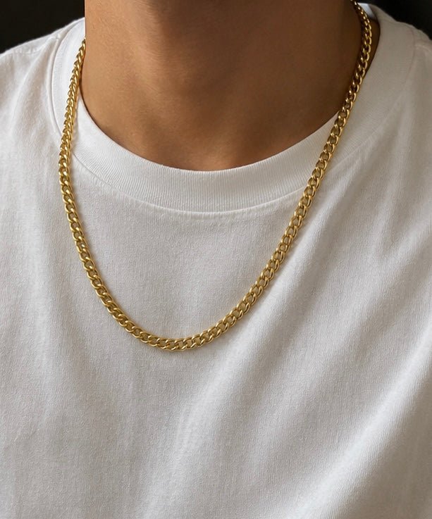 Classic 9CT Yellow Gold Cuban Link Chain Necklace - Hyman’s Jewellers