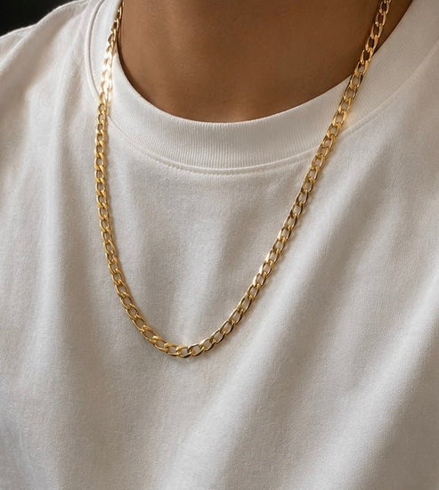 Classic 9CT Yellow Gold Cuban Link Chain Necklace - Hyman’s Jewellers