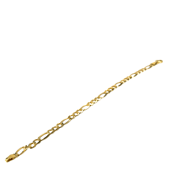Classic 9CT Yellow Gold Figaro Bracelet 2.9g - Hyman’s Jewellers