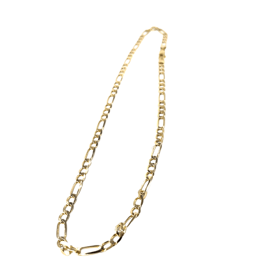 Classic 9CT Yellow Gold Figaro Link Chain Necklace 8.6g - Hyman’s Jewellers