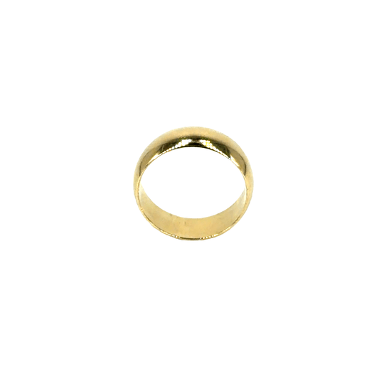 Classic Domed 9CT Yellow Gold Band Ring - Hyman’s Jewellers