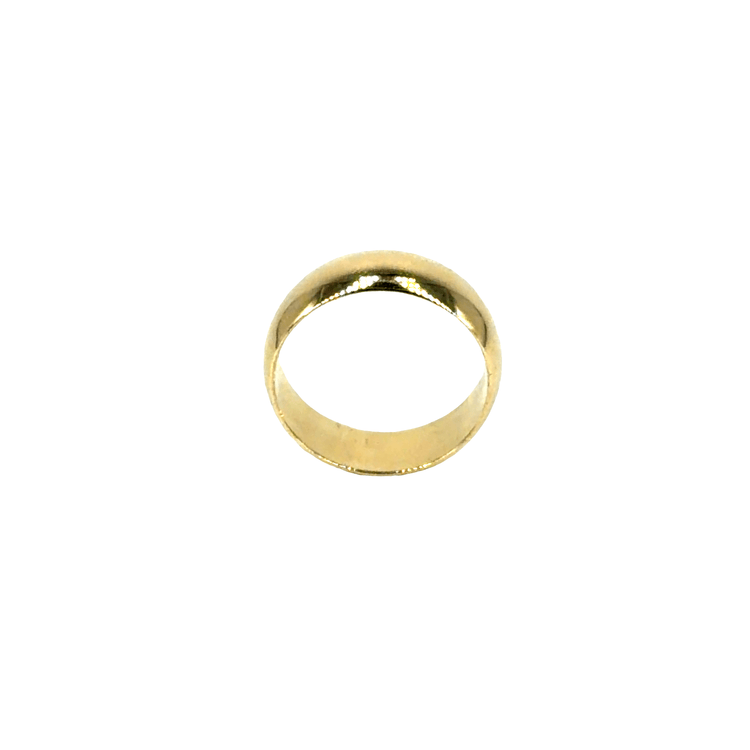 Classic Domed 9CT Yellow Gold Band Ring - Hyman’s Jewellers
