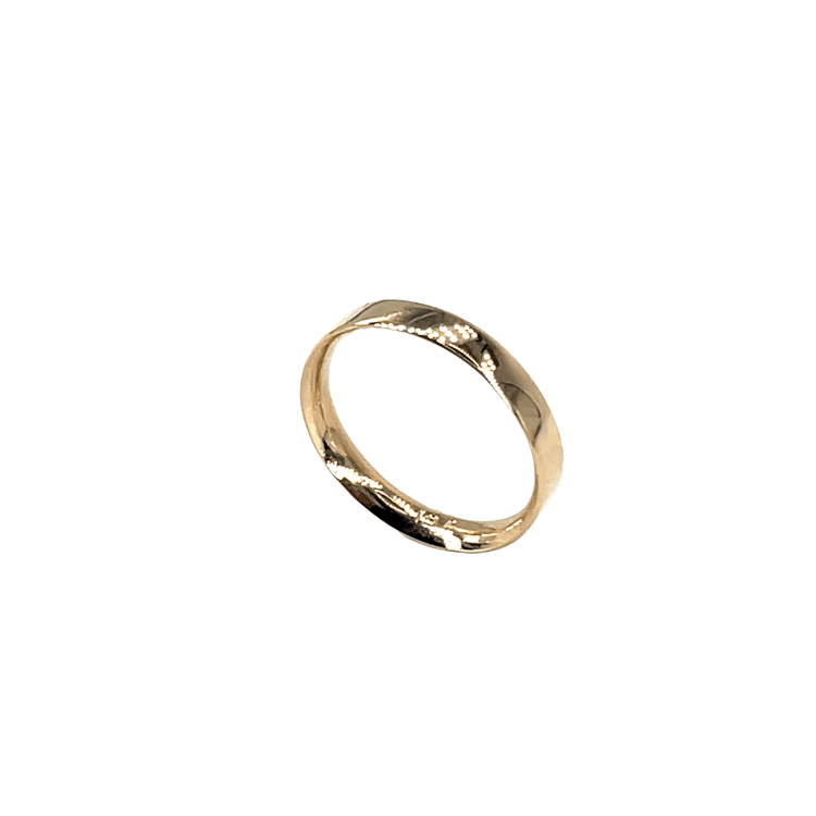 Classic Polished 9CT Rose Gold Band Ring 1.6g - Hyman’s Jewellers