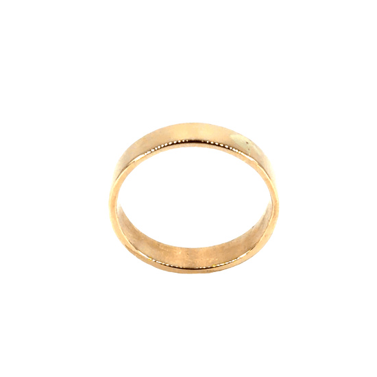 Classic Polished 9CT Rose Gold Band Ring - Hyman’s Jewellers