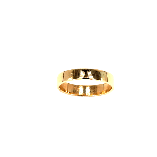 Classic Polished 9CT Rose Gold Band Ring - Hyman’s Jewellers