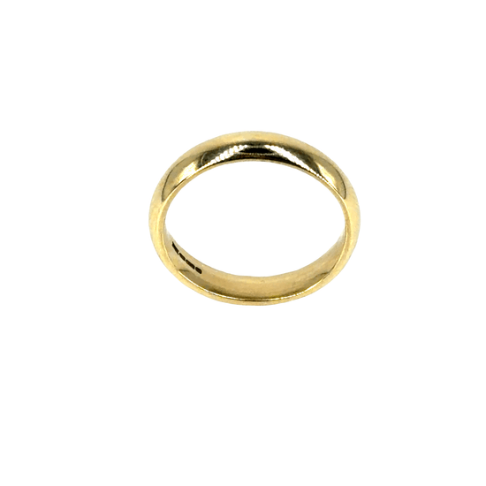 Classic Polished 9CT Yellow Gold Band Ring - Hyman’s Jewellers