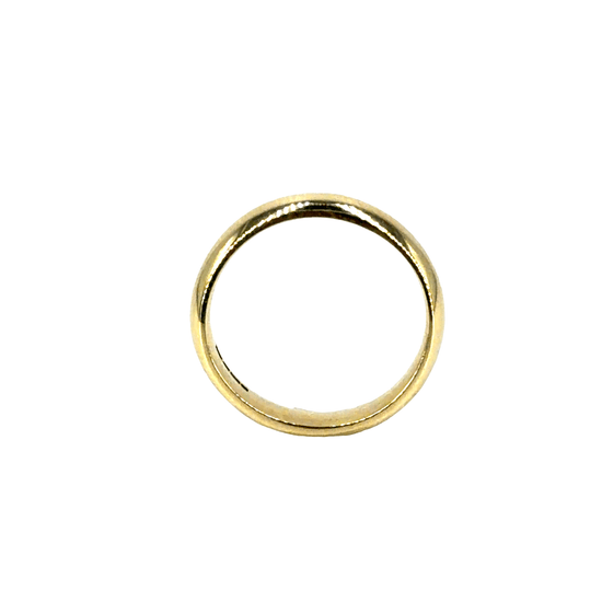 Classic Polished 9CT Yellow Gold Band Ring - Hyman’s Jewellers