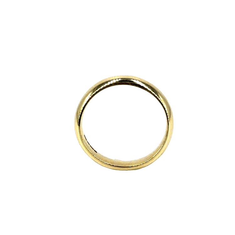 Classic Polished 9CT Yellow Gold Band Ring - Hyman’s Jewellers