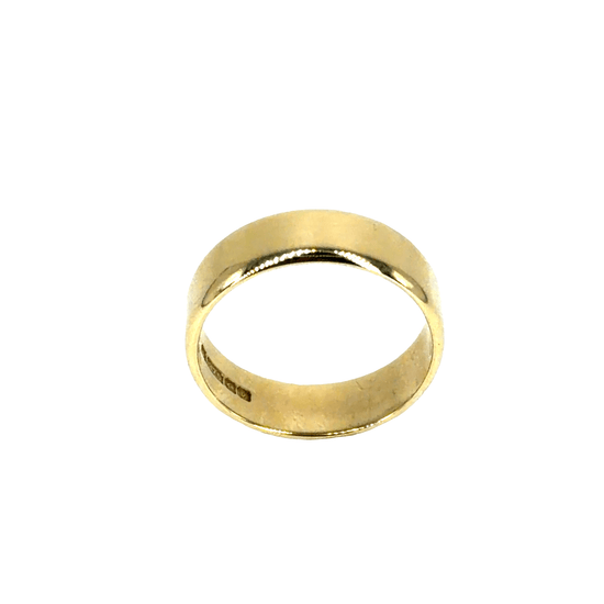 Classic Polished 9CT Yellow Gold Wedding Band Ring - Hyman’s Jewellers