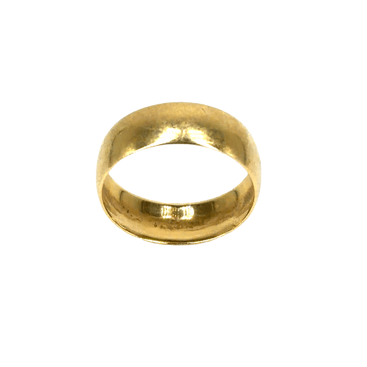 Classic Smooth 9CT Yellow Gold Band Ring - Hyman’s Jewellers