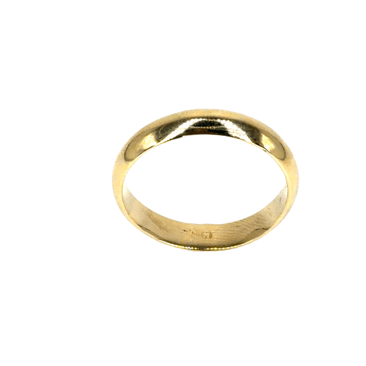 Classic Wedding Band in 9CT Yellow Gold - Hyman’s Jewellers