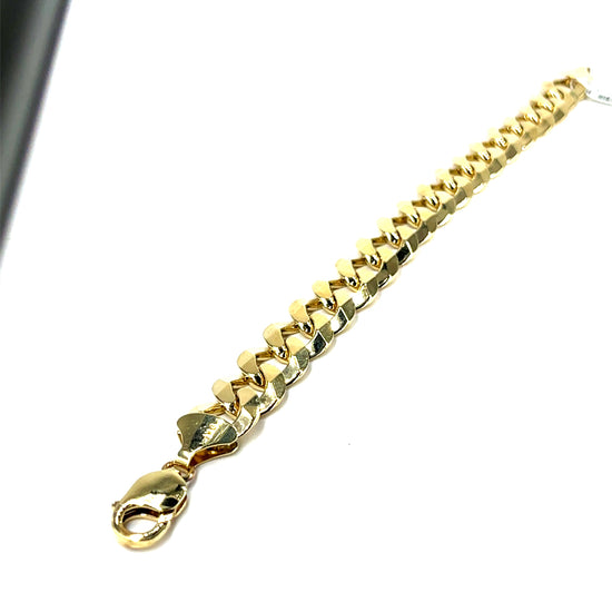 Classic Yellow Gold Curb Chain Bracelet 39.4g - Hyman’s Jewellers