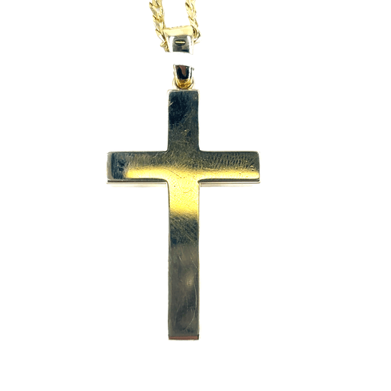 Classic Yellow Gold Mourning Cross - Hyman’s Jewellers