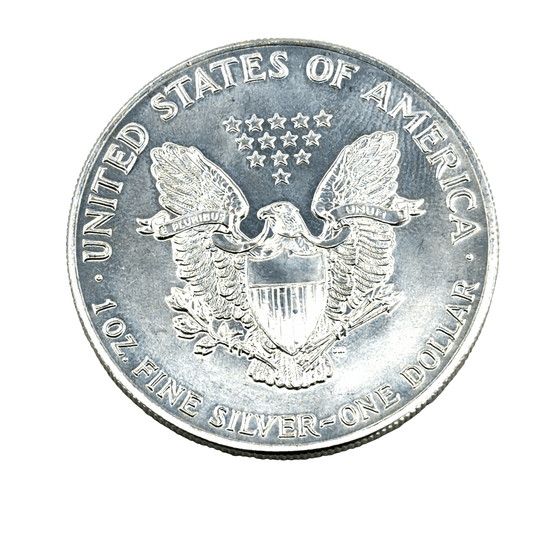 Fine Silver Heraldic Eagle One Dollar Coin - Hyman’s Jewellers