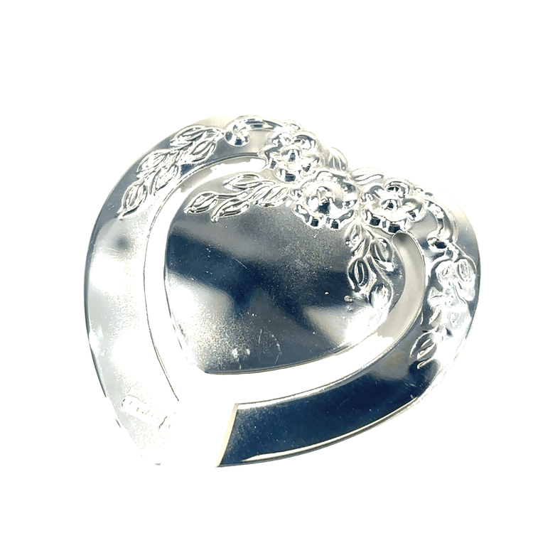 Floral Heart Sterling Silver Bookmark - Hyman’s Jewellers