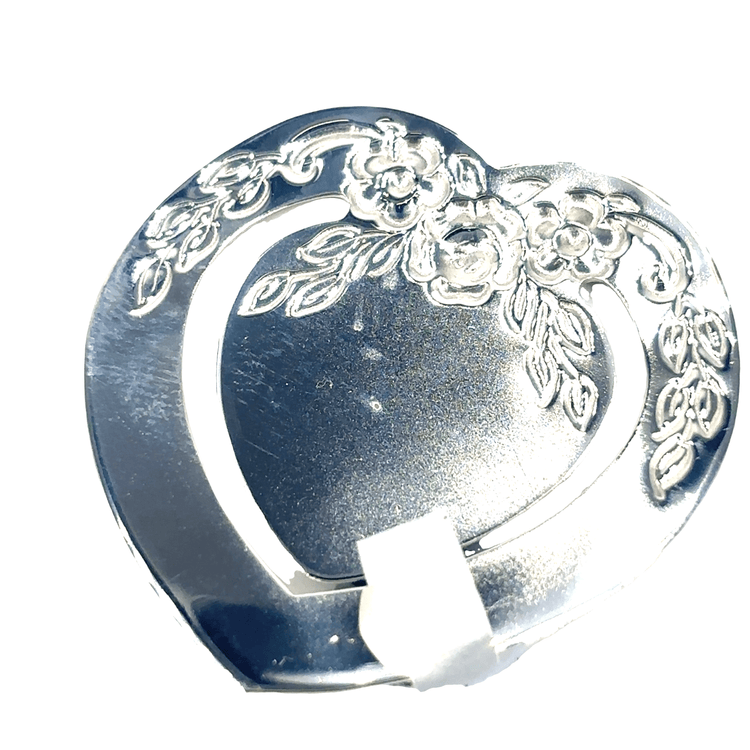 Floral Heart Sterling Silver Bookmark - Hyman’s Jewellers