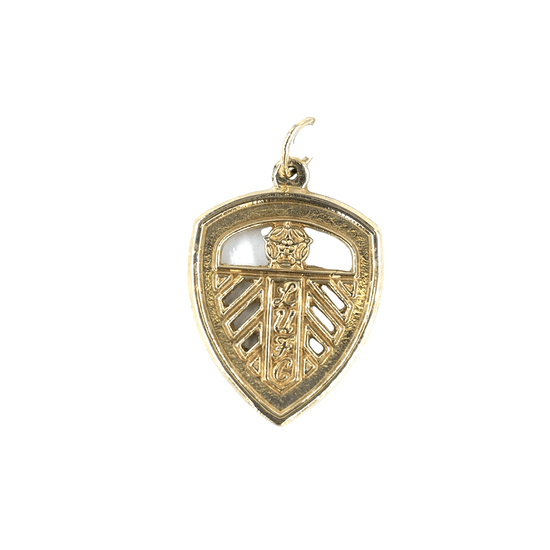 Leeds United FC 9ct Yellow Gold Crest Pendant - Hyman’s Jewellers