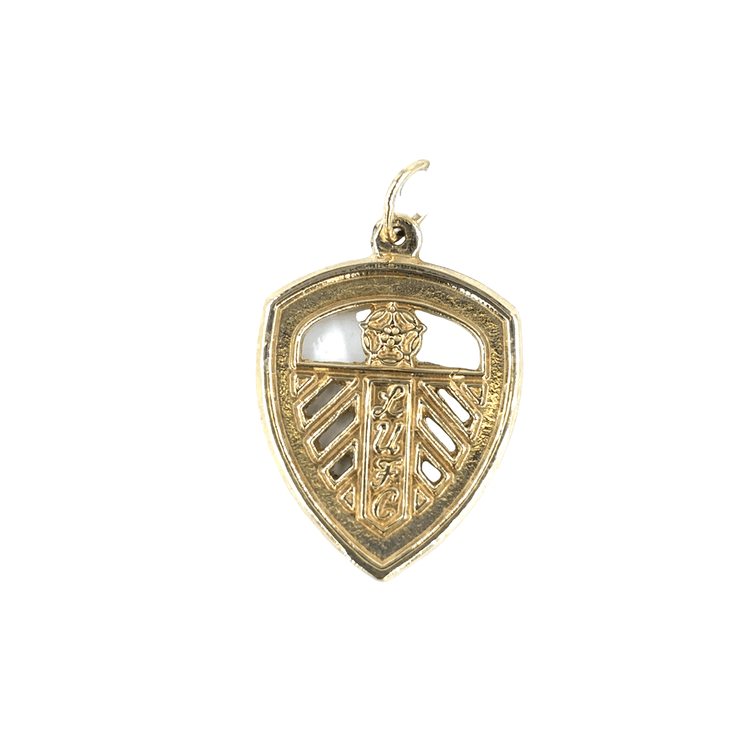 Leeds United FC 9ct Yellow Gold Crest Pendant - Hyman’s Jewellers