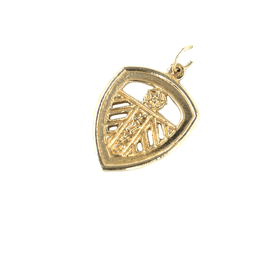 Leeds United FC 9ct Yellow Gold Crest Pendant - Hyman’s Jewellers