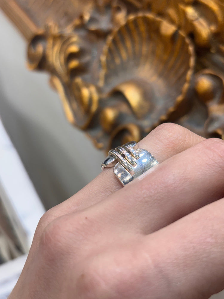 Men’s 925 Silver Emporio Armani Ring - Hyman’s Jewellers