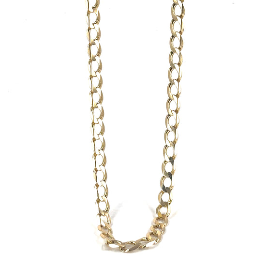 Men's 9ct Classic Yellow Gold Chain Necklace - 36g - Hyman’s Jewellers