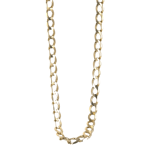 Men's 9ct Classic Yellow Gold Chain Necklace - 36g - Hyman’s Jewellers