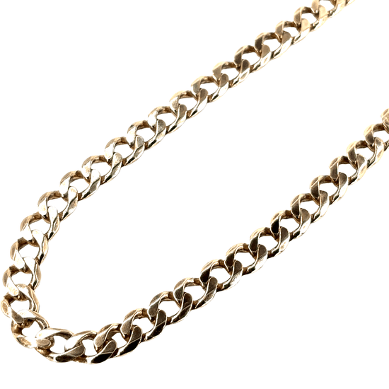 Men’s 9ct Classic Yellow Gold Curb Link Chain Necklace - 57g 22” - Hyman’s Jewellers
