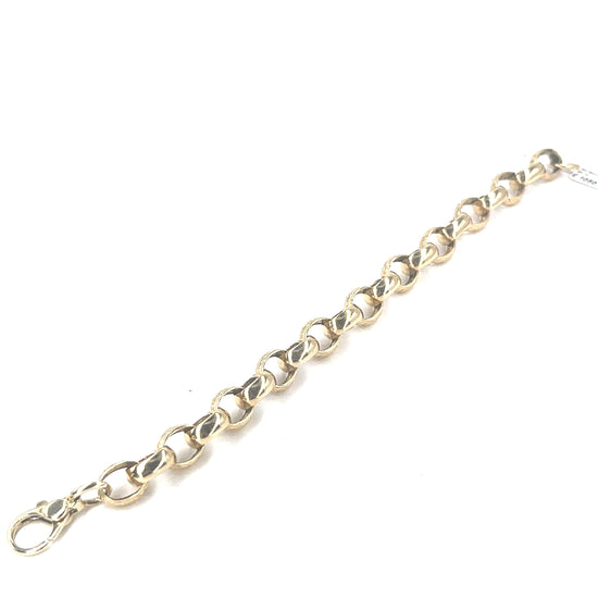 Men’s 9ct Yellow Gold Belcher Bracelet - 20.7g - Hyman’s Jewellers