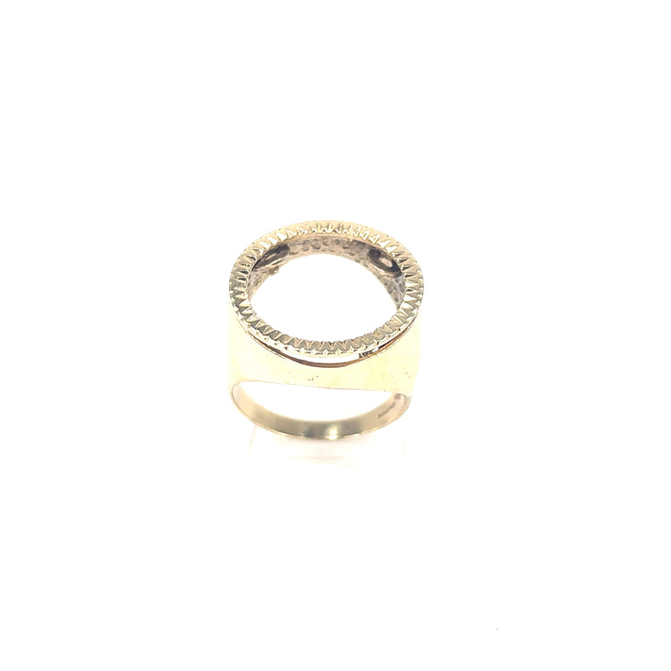 Men’s 9ct Yellow Gold Solid Half Soverign Shank - 8.1g - Hyman’s Jewellers