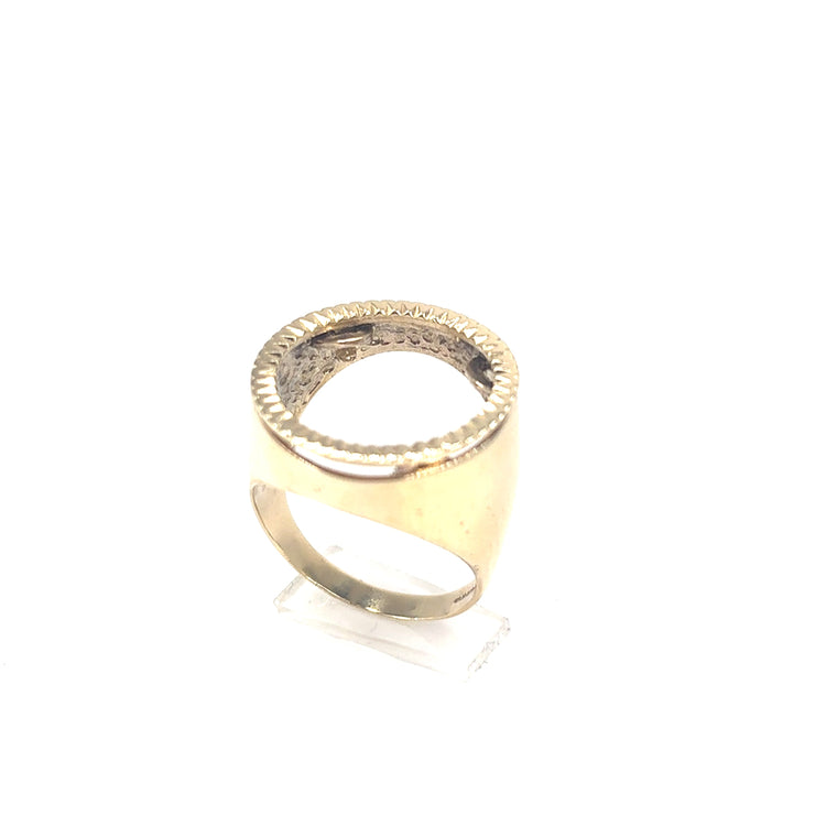 Men’s 9ct Yellow Gold Solid Half Soverign Shank - 8.1g - Hyman’s Jewellers