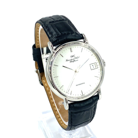 Men’s IWC Schaffhausen Portofino Automatic White Dial Watch - Hyman’s Jewellers