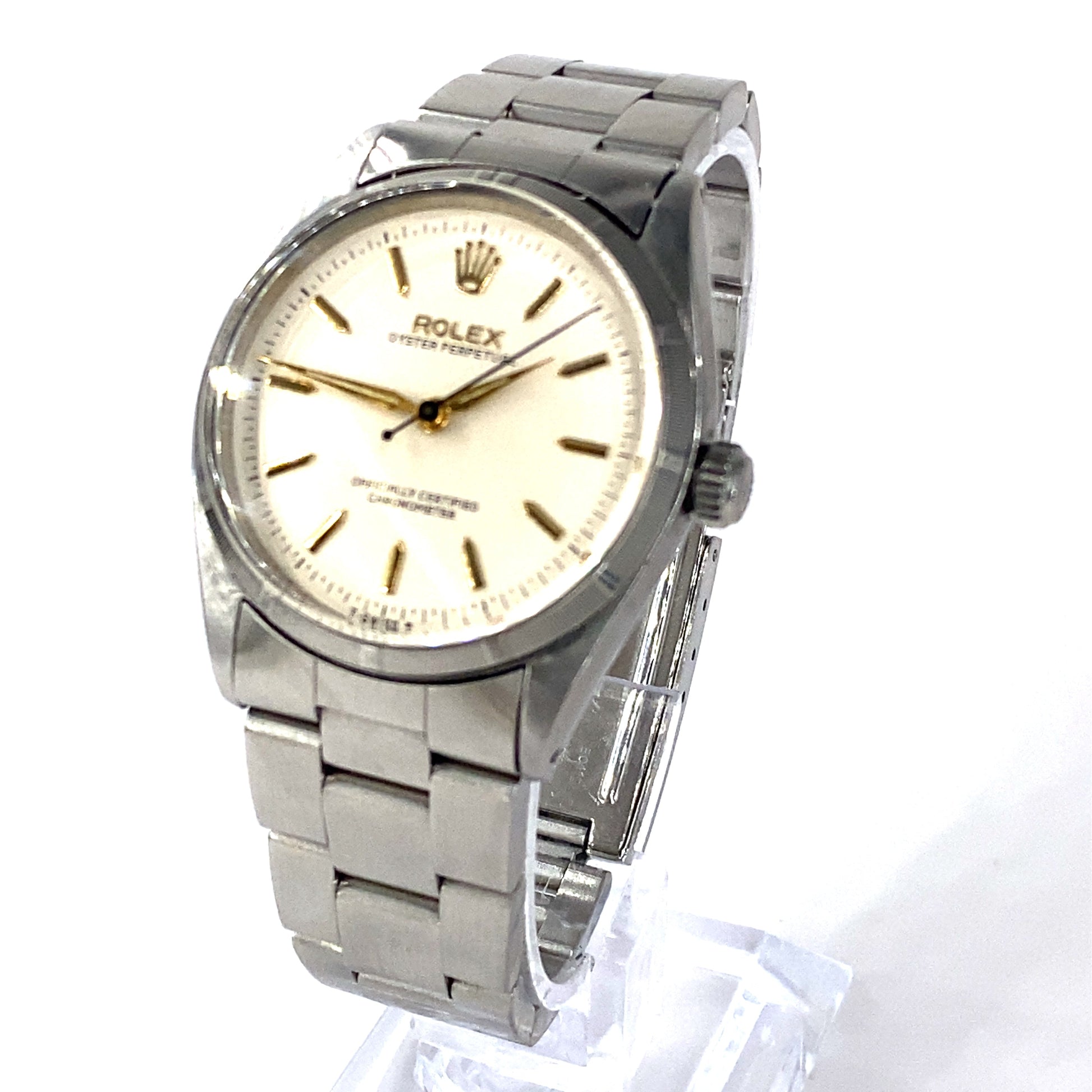 Rolex Oyster Perpetual Vintage Watch in Stainless Steel - 1970’s - Hyman’s Jewellers