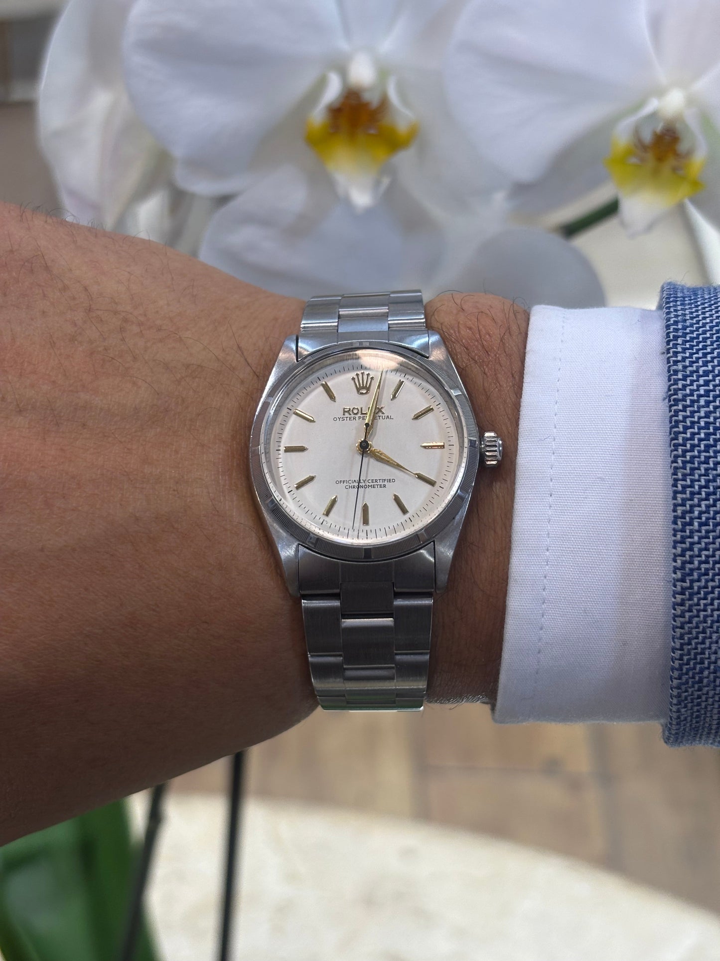 Rolex Oyster Perpetual Vintage Watch in Stainless Steel - 1970’s - Hyman’s Jewellers