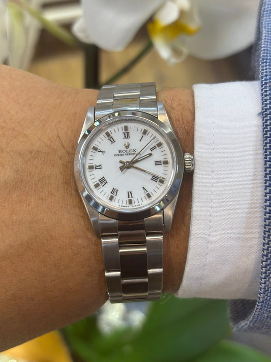 Rolex Oyster Perpetual Watch in Stainless Steel - 31mm - Hyman’s Jewellers