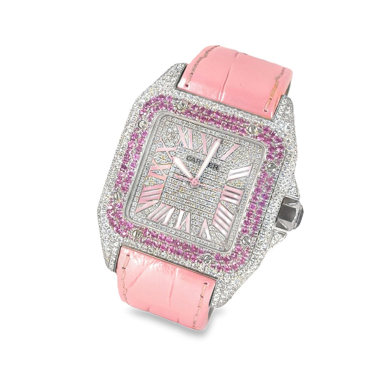 Women’s Cartier Santos 100 XL “Pink Panther" Watch
