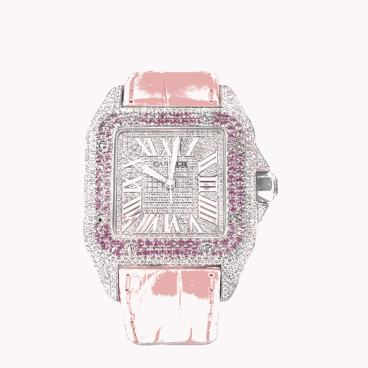 Women’s Cartier Santos 100 XL “Pink Panther" Watch