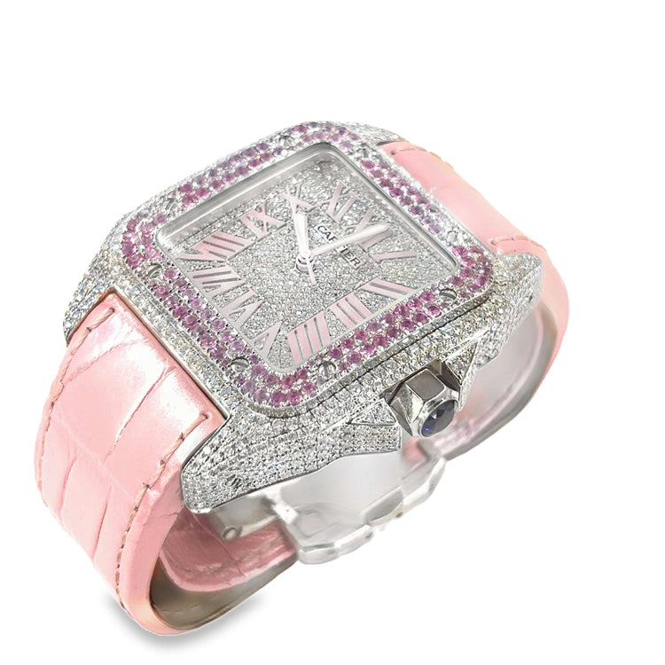 Women’s Cartier Santos 100 XL “Pink Panther" Watch