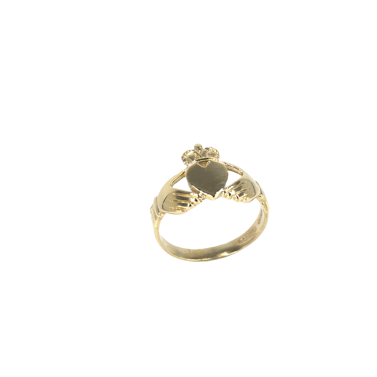 Traditional 9CT Yellow Gold Claddagh Ring - Hyman’s Jewellers