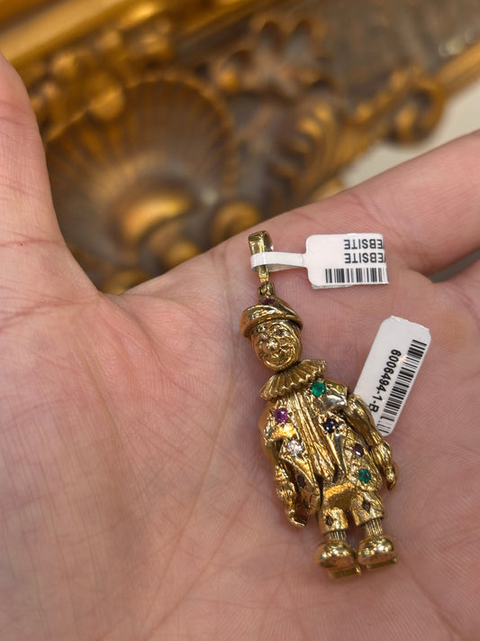 Unisex 9ct Yellow Gold Clown - 15g - Hyman’s Jewellers