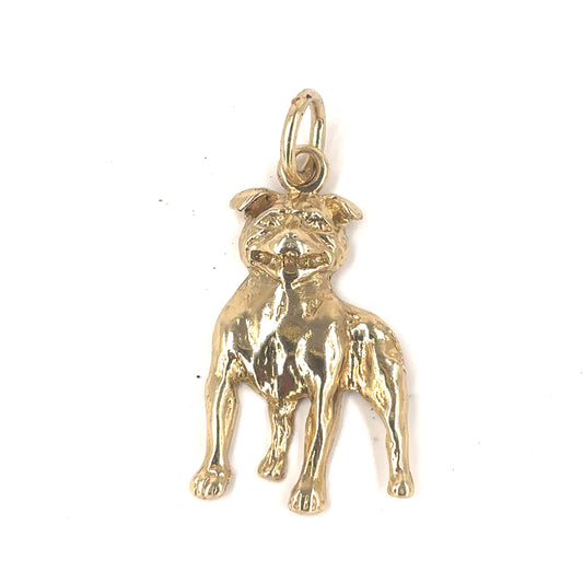 Unisex 9ct Yellow Gold Dog Pendant - 4g - Hyman’s Jewellers