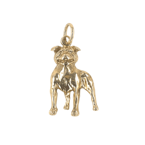 Unisex 9ct Yellow Gold Dog Pendant - 4g - Hyman’s Jewellers