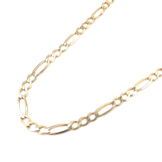 Unisex 9ct Yellow Gold Figaro Chain - 16.9g 24” - Hyman’s Jewellers