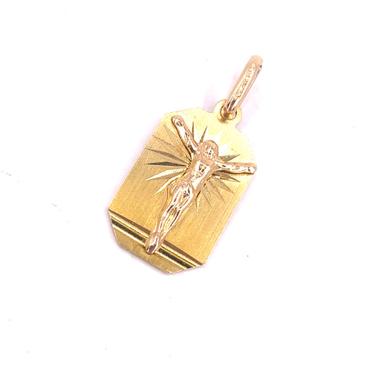 Unisex Crucifix pendant - 1.2g - Hyman’s Jewellers