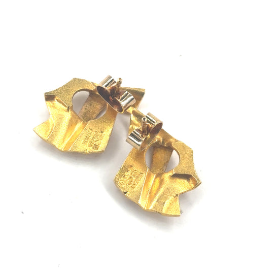 Women’s 14K Yellow Gold Lapponia Earrings - 2.3G - Hyman’s Jewellers