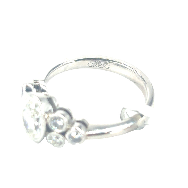 Women’s 18ct White Gold Charles Greig Diamond Ring - Hyman’s Jewellers