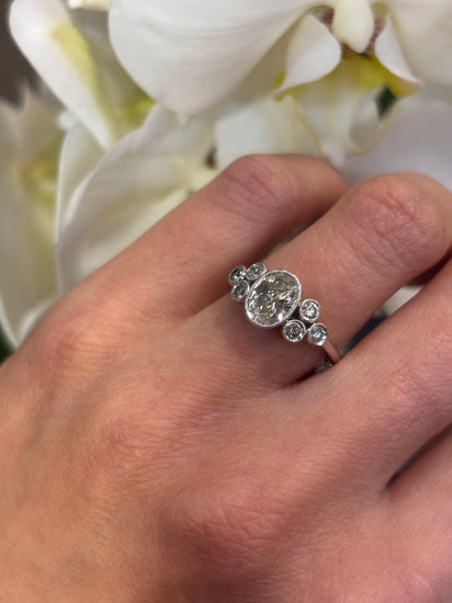 Women’s 18ct White Gold Charles Greig Diamond Ring - Hyman’s Jewellers