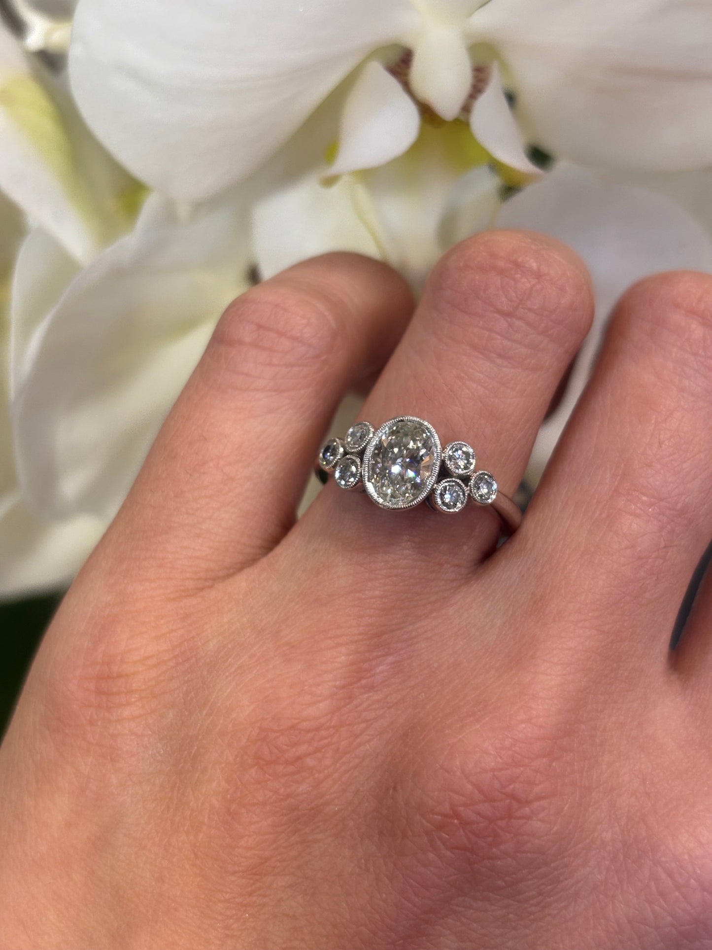 Women’s 18ct White Gold Charles Greig Diamond Ring - Hyman’s Jewellers