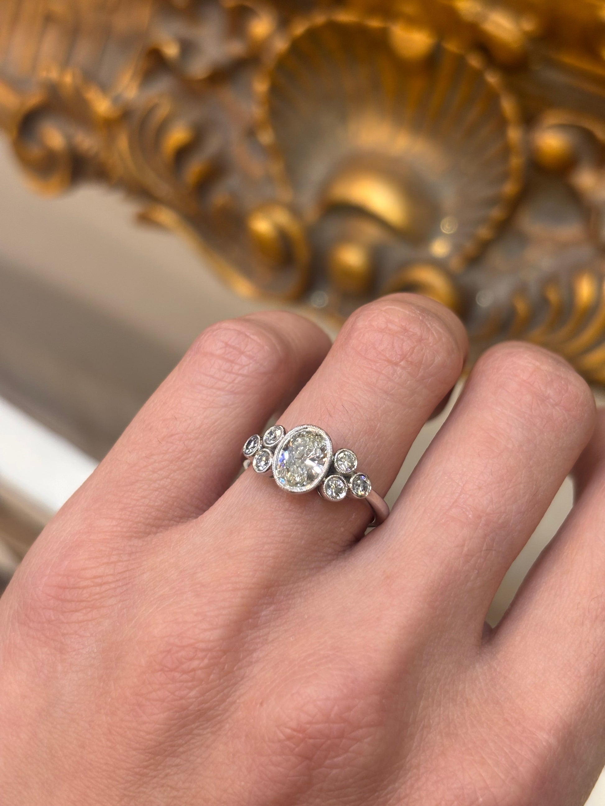 Women’s 18ct White Gold Charles Greig Diamond Ring - Hyman’s Jewellers