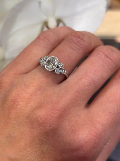 Women’s 18ct White Gold Charles Greig Diamond Ring - Hyman’s Jewellers