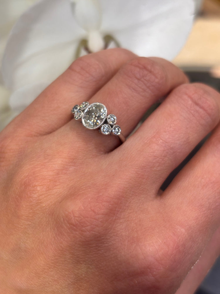 Women’s 18ct White Gold Charles Greig Diamond Ring - Hyman’s Jewellers